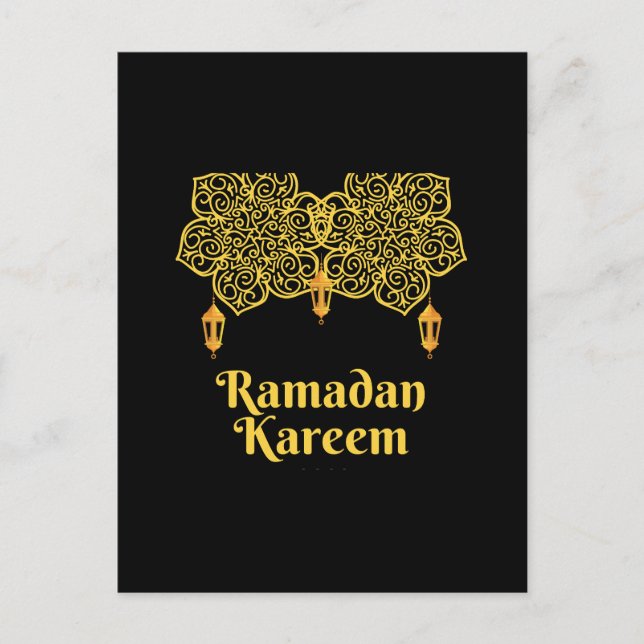 Carte Postale Signification de Ramadan Kareem - Eid Moubarak 202 (Devant)