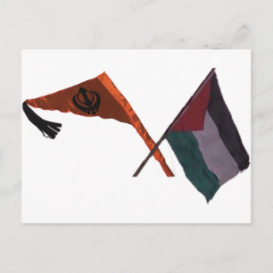 Carte Postale Sikhs pour la Palestine