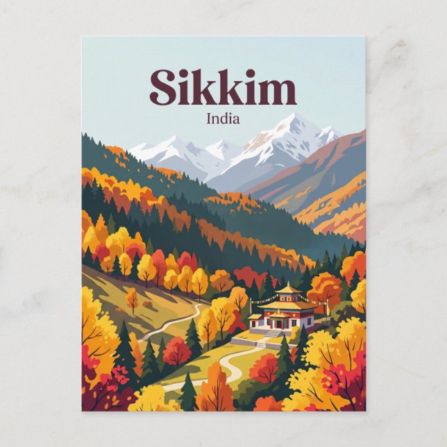 Carte Postale Sikkim Inde (Devant)