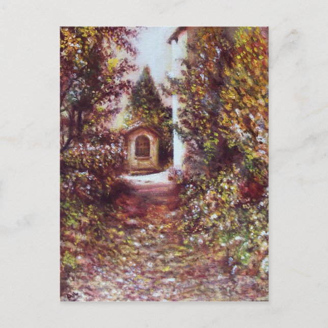 Carte Postale SILENCE AUTOMNE À FLORENCE Toscane Paysage (Devant)