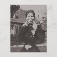 Silencieuse Victorian Era Photo Femme Faisant Un V
