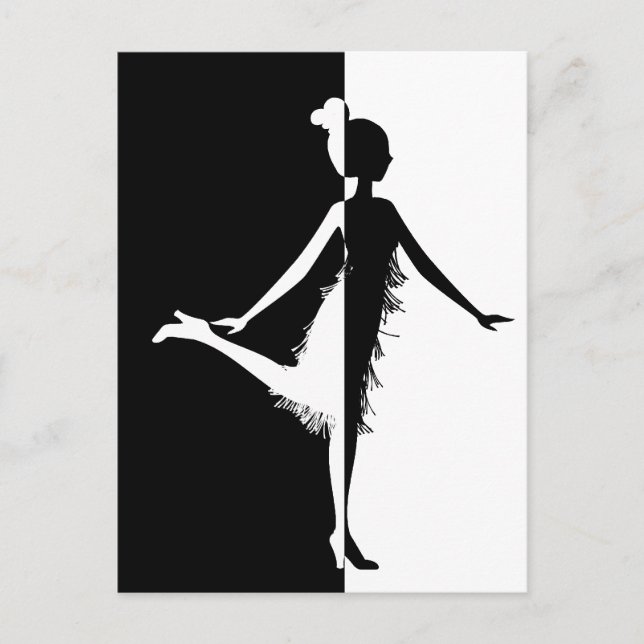 Carte Postale Silhouette (Devant)