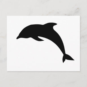 Carte Postale Silhouette dauphin
