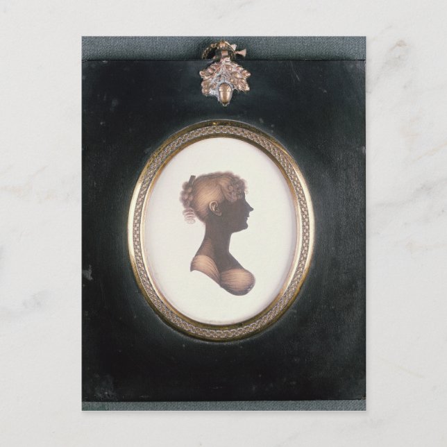 Carte Postale Silhouette de Cassandra Austen, vers 1809 (Devant)