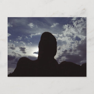Carte Postale Silhouette de Desert Rock : Arches National Park P