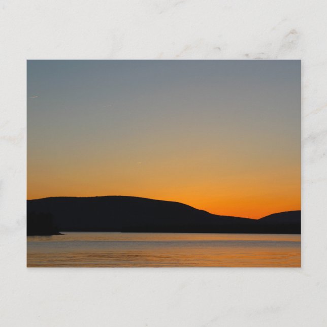 Carte Postale Silhouette de montagne (Devant)