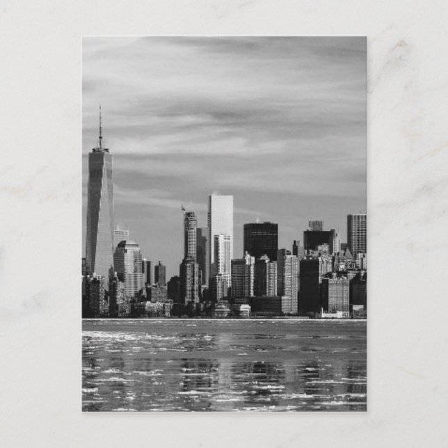 Carte Postale Silhouette de New York (Devant)