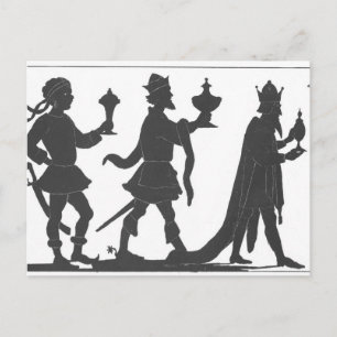 Carte Postale Silhouette des Trois Rois