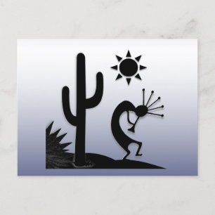 Carte Postale Silhouette Kokopelli