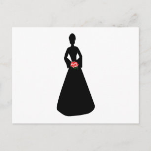 Carte Postale Silhouette nuptiale