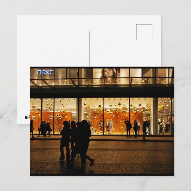 Carte Postale Silhouettes de Highstreet (Devant / Derrière)
