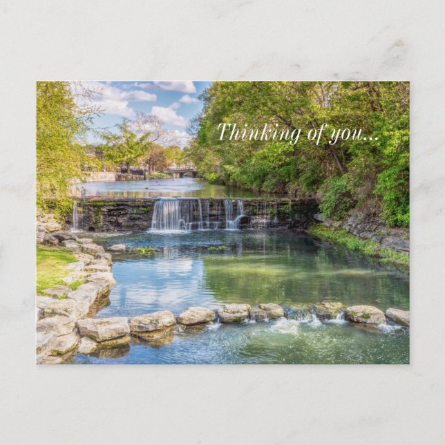 Carte Postale Siloam Springs Sager Cascade Penser De Vous (Devant)