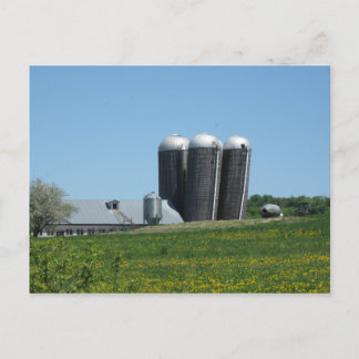Carte Postale Silos penché
