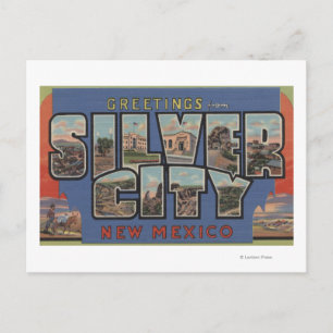 Carte Postale Silver City, Nouveau-Mexique - Grandes scènes de l