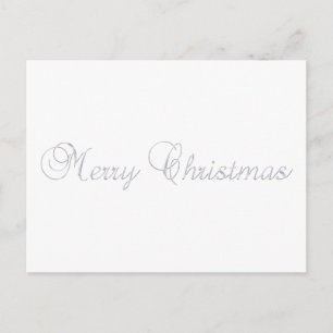 Carte postale Silver Joyeux Noël