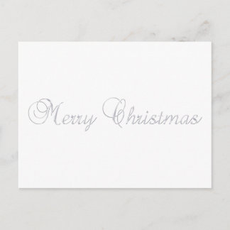 Carte postale Silver Joyeux Noël