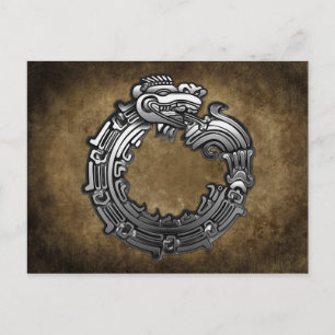 Carte Postale Silver Quetzalcoatl