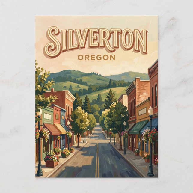 Carte Postale Silverton Oregon (Devant)