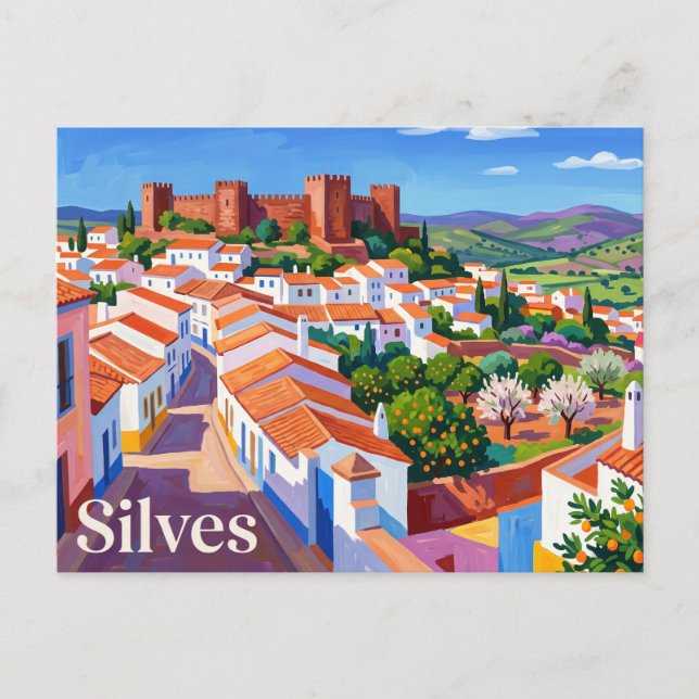 Carte Postale Silves Portugal (Devant)
