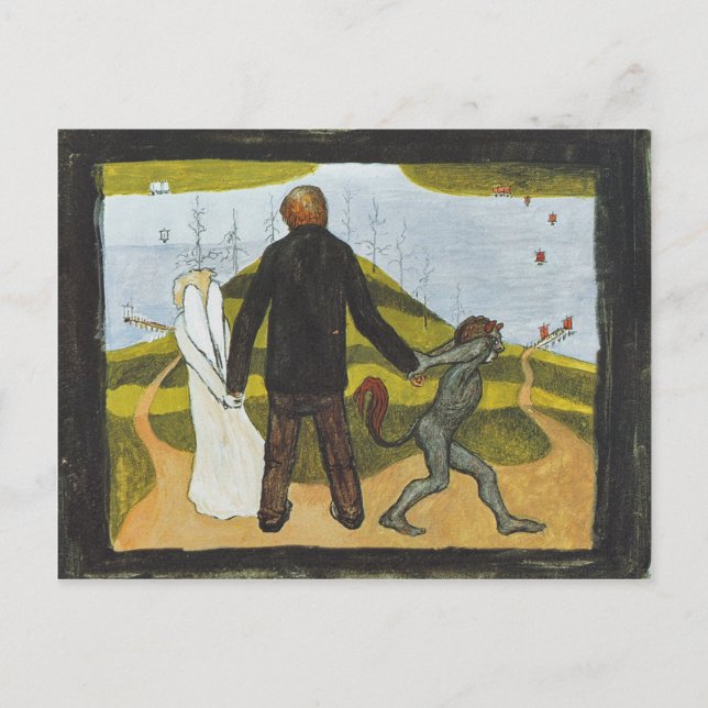 Carte Postale Simberg Vägskälet Tienhaarassa CC0425 (Devant)