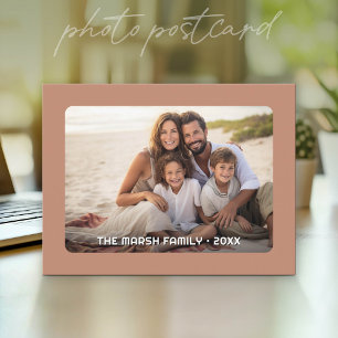 Carte Postale Simple 1 Photo Couverture Complète - Superposition