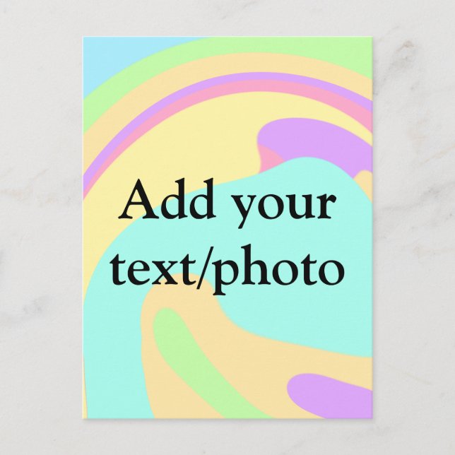 Carte Postale Simple acrylique pour marbre ajouter votre nom de  (Devant)