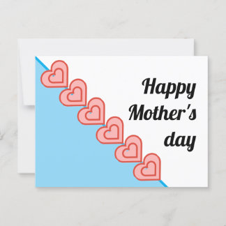 Carte Postale Simple et beau avec coeur