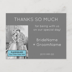 Carte postale simple "MERCI BEAUCOUP"