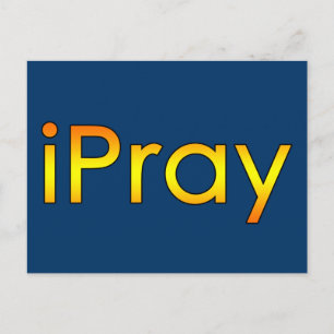 Carte Postale Simple, moderne, Clever iPray sur Tee - shirts, Ca