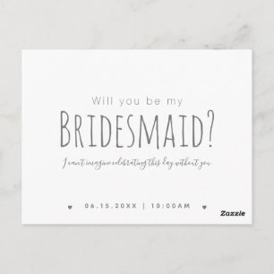 Carte Postale Simple Moderne, Seras-Tu Ma Proposition D'Époux