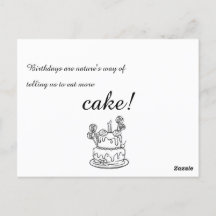 Simple présentation de l'invitation d'anniversaire