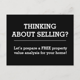 Carte Postale Simple Real Estate Postcard