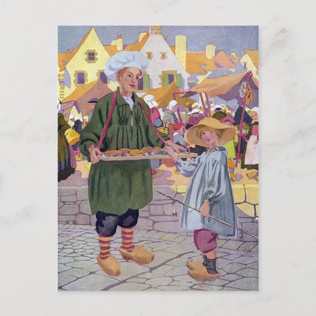 Carte Postale Simple Simon et Pieman à la Foire (Devant)