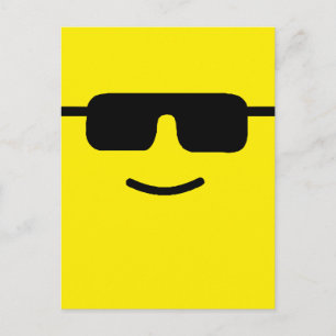 Carte Postale Simples Cool Taches Jaunes