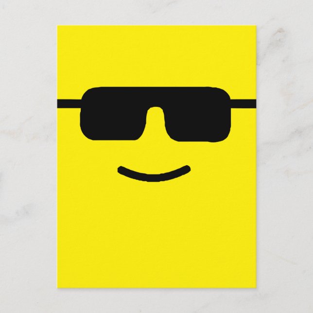 Carte Postale Simples Cool Taches Jaunes (Devant)