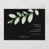 Simplicité & Foliage Mariage noir Enregistrer notr
