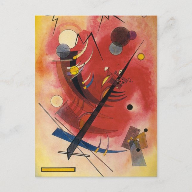 Carte Postale Simulation interne peinture Abstraite (Devant)