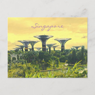 Carte Postale Singapore Gardens by the Bay imprimer de voyage