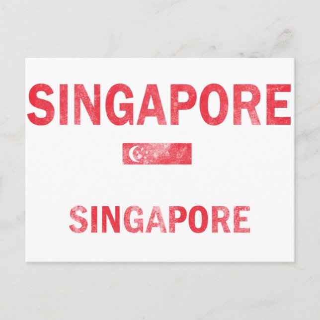 Carte Postale Singapour Designs Singapour (Devant)
