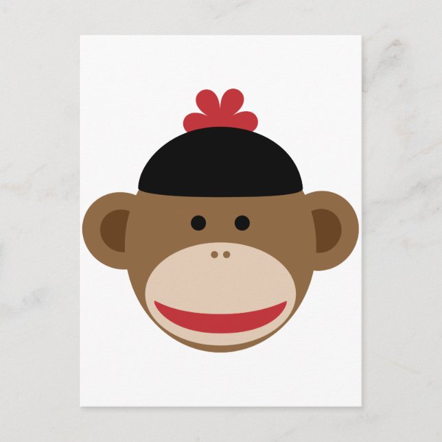 Carte Postale singe (Devant)