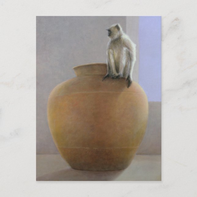 Carte Postale Singe du temple (Devant)