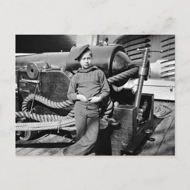 Carte Postale Singe en poudre de guerre civile, années 1860 (Devant)