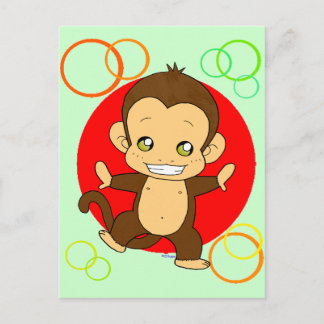 Carte Postale Singe mignon