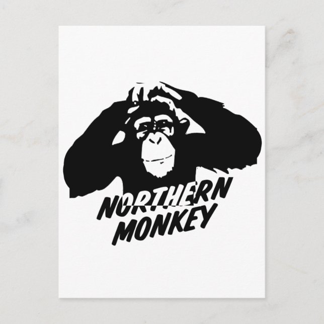 Carte Postale Singe nordique (Devant)