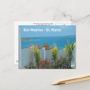 Carte Postale Sint Maarten - St Martin Ocean Blue Seascape Post