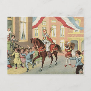 Carte Postale Sinterklaas Dutch St. Nick Vintage St. Nicholas