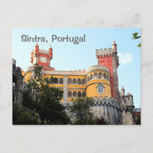 Carte Postale Sintra, Portugal : Palais Pena, près de Lisbonne