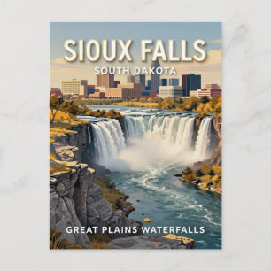 Carte Postale Sioux Falls Dakota du Sud Patrimoine de Voyage