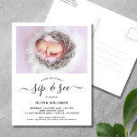 Carte Postale Sip et voir la photo<br><div class="desc">Carte postale personnalisée "sip and see".</div>