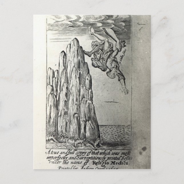 Carte Postale Sir Thomas Browne, 1645 (Devant)